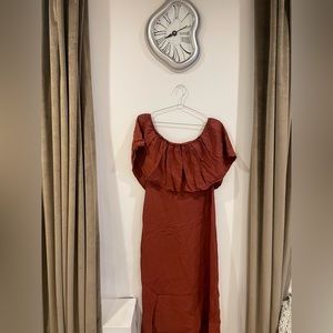 Zara Knit Off-Shoulder Dress